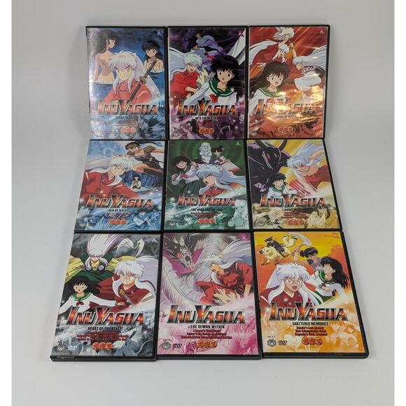 2000 InuYasha DVD Season 2 Complete DVD Set Inserts Original USA Authentic - Picture 1 of 16
